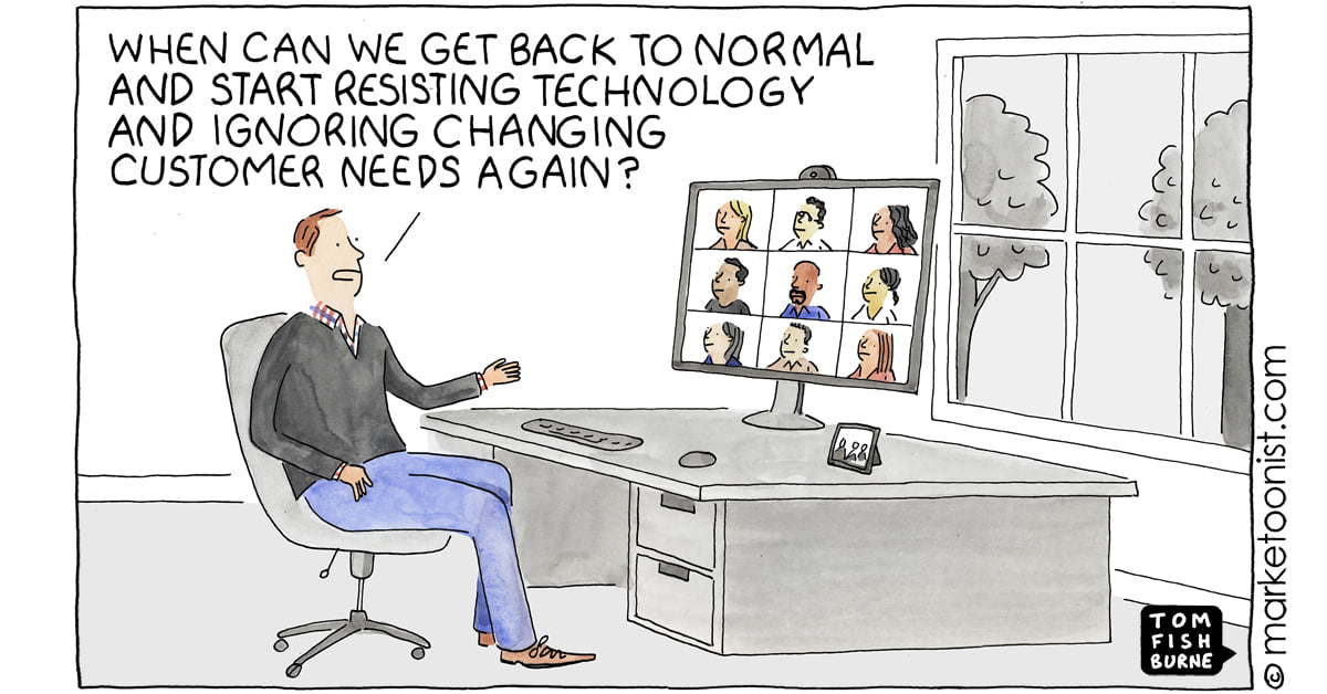 Marketoonist going back to normal after COVID-19